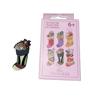 Loungefly Disney Princess Stocking Enamel Pin:Mulan & Mushu Holiday Blind Box